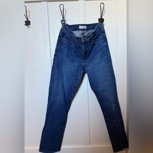 LOFT Super Soft Girlfriend Mid Blue Slim Straight Women’s Jean Size 10